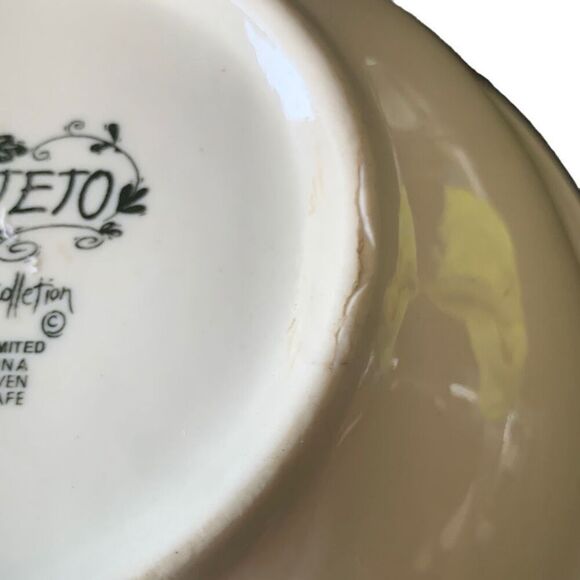 Pre Owned Tabletops Unlimited Hand Painted Frutteto Fruit Soup Bowl Classic - Picture 10 of 14